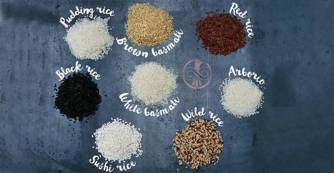انواع مختلف برنج