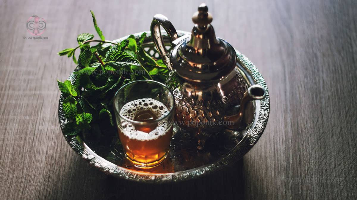درست کردن چای مراکشی
