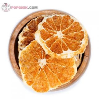 پرتقال خشک بدون پوست از دید بالا