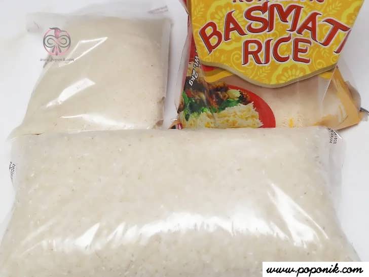 در نهایت برنج را در کیسه قرار دهید