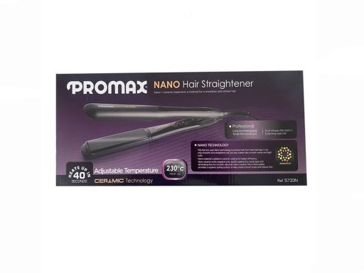 جعبه اتو مو نانو سرامیک مخصوص کراتین پرومکس PROMAX مدل 5733N